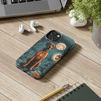 Great Dane Halloween tough phone case by Tritan, on a desk