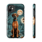 Great Dane Halloween tough phone case by Tritan, front and side