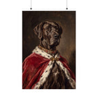 Great Dane Kings & Queens matte poster print by Tritan, front