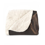 Great Dane Kings & Queens sherpa blanket by Tritan, folded