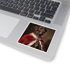 Great Dane Kings & Queens vinyl sticker by Tritan, on a laptop