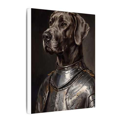 Gallery-wrapped canvas side profile showing the 0.75 inch depth