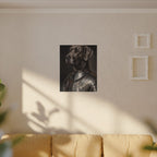 Great Dane Medieval Knight canvas print by Tritan, sofa wall