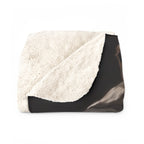 Great Dane Medieval Knight sherpa blanket by Tritan, folded