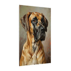 Great Dane Oil Portrait canvas print by Tritan, side