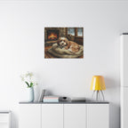 Havanese Acrylic canvas print by Tritan, desk wall