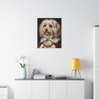 Havanese Kings & Queens canvas print by Tritan, desk wall