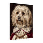 Havanese Kings & Queens canvas print by Tritan, side