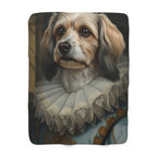 Havanese Kings & Queens Royal Portrait Regal Throw Blanket | Premium Dog Prints | Tritan