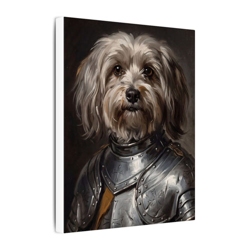 Gallery-wrapped canvas side profile showing the 0.75 inch depth