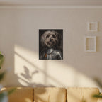 Havanese Medieval Knight canvas print by Tritan, sofa wall