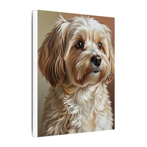 Havanese Oil Portrait Canvas Print | Regal Dog Wall Art Gift for Havanese Owners | Pet Memorial Art | Dog Lover Decor