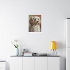 Havanese Oil Portrait Canvas Print | Regal Dog Wall Art Gift for Havanese Owners | Pet Memorial Art | Dog Lover Decor