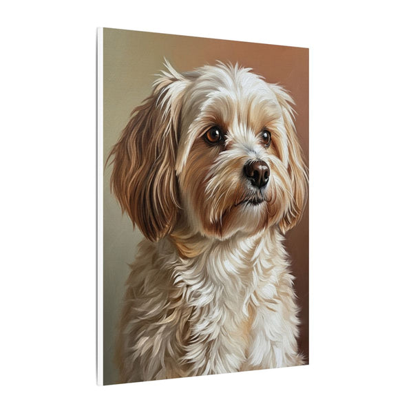 Havanese Oil Portrait Canvas Print | Regal Dog Wall Art Gift for Havanese Owners | Pet Memorial Art | Dog Lover Decor