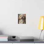 Havanese Oil Portrait Canvas Wall Art | Dog Lover Gift | Havanese Mom Dad Decor | Custom Pet Art Print | Distinctive Havanese Gift Idea
