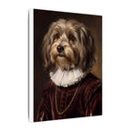 Havanese Renaissance Royal Portrait Canvas Wall Art, Regal Dog Painting, Havanese Lover Gift, Stretched Canvas