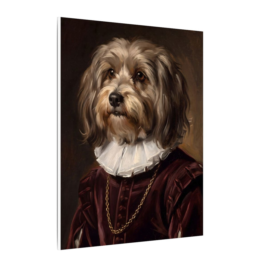 Havanese Renaissance Royal canvas print by Tritan, side