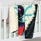 Husky Comic Pop Art Throw Blanket | Premium Dog Prints | Tritan