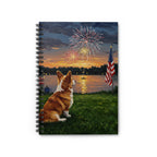 Independence Pups Corgi Spiral Notebook | Tritan — primary view