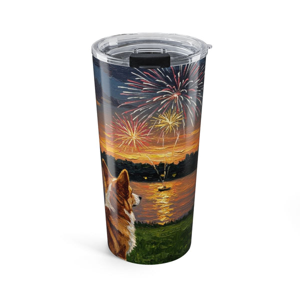 Independence Pups Corgi Tumbler 20oz | Tritan