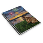 Independence Pups French Bulldog Spiral Notebook | Tritan