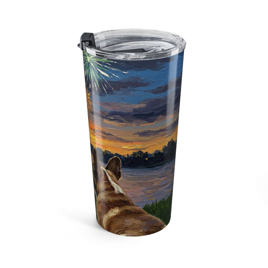 Independence Pups French Bulldog Tumbler 20oz | Tritan
