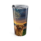 Independence Pups Golden Retriever Tumbler 20oz | Tritan