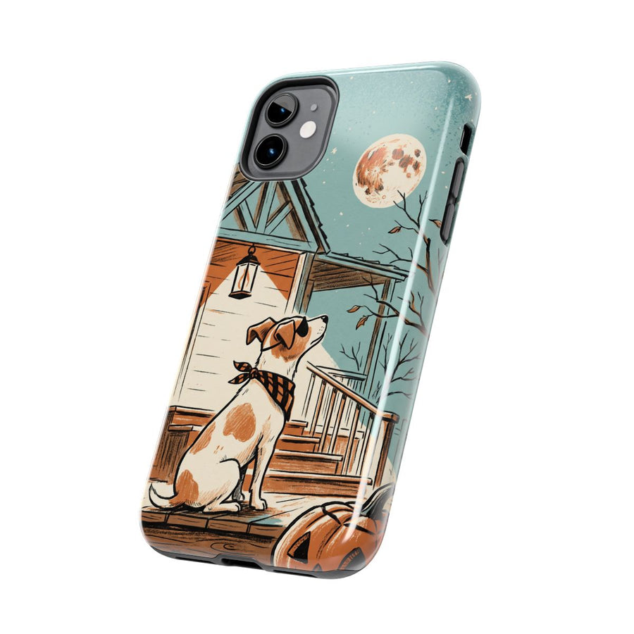 Jack Russell Terrier Halloween tough phone case by Tritan, side