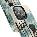 Labrador Retriever Halloween tough phone case by Tritan, close-up