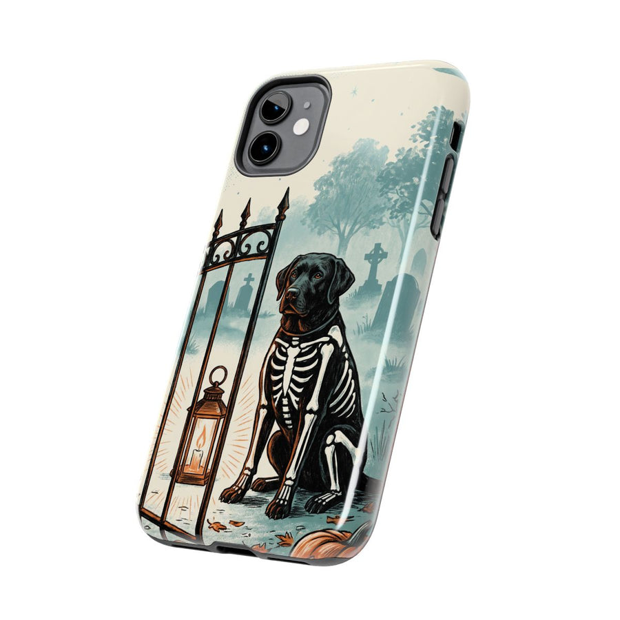 Labrador Retriever Halloween tough phone case by Tritan, side