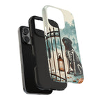 Labrador Retriever Halloween tough phone case by Tritan, two-piece layers