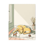 Labrador Nursery Storybook canvas print by Tritan, front