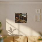 Labrador Retriever Acrylic canvas print by Tritan, sofa wall