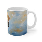 Labrador Retriever Acrylic ceramic mug by Tritan, right handle