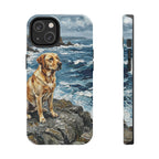 Labrador Retriever Acrylic tough phone case by Tritan, front and side