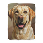 Labrador Retriever Art Throw Blanket | Premium Dog Prints | Tritan