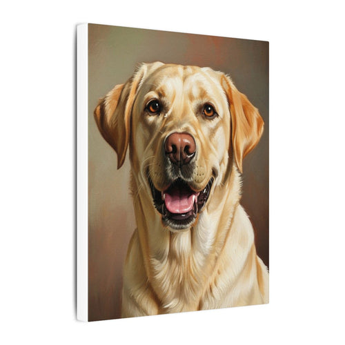 Gallery-wrapped canvas side profile showing the 0.75 inch depth