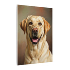 Labrador Retriever Art, Warm Oil Portrait Canvas Print, Lab Dog Owner Gift, Pet Wall Art Decor for Home