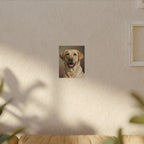 Labrador Retriever Art, Warm Oil Portrait Canvas Print, Lab Dog Owner Gift, Pet Wall Art Decor for Home