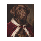 Labrador Retriever Kings & Queens canvas print by Tritan, front