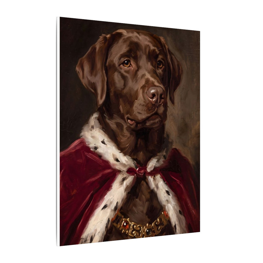 Labrador Retriever Kings & Queens canvas print by Tritan, side