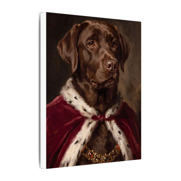 Labrador Retriever Kings & Queens Royal Portrait Canvas Wall Art, Regal Dog Painting, Labrador Retriever Lover Gift, Stretched Canvas