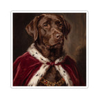 Labrador Retriever Kings & Queens vinyl sticker by Tritan, front