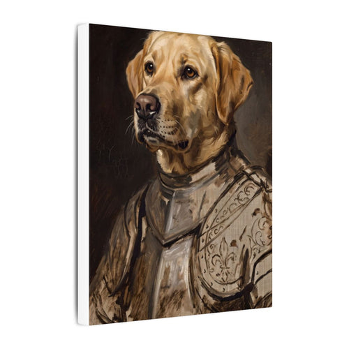 Gallery-wrapped canvas side profile showing the 0.75 inch depth