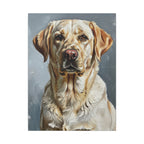 Labrador Retriever Oil Portrait Canvas Print | Regal Lab Wall Art | Dog Lover Gift | Elegant Pet Home Decor