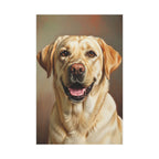 Labrador Retriever Oil Portrait canvas print by Tritan, front