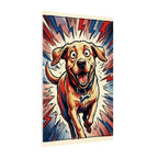 Labrador Retriever Comic Pop Art canvas print by Tritan, side