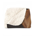 Labrador Retriever Renaissance Royal sherpa blanket by Tritan, folded