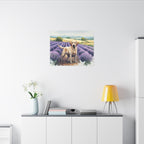 Labrador Retriever Watercolor canvas print by Tritan, desk wall