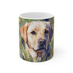 Labrador Retriever Watercolor ceramic mug by Tritan, front
